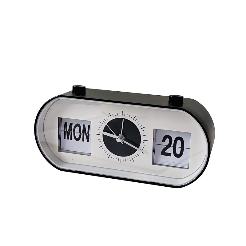 Manual Page Turning Modern Alarm Clock 2