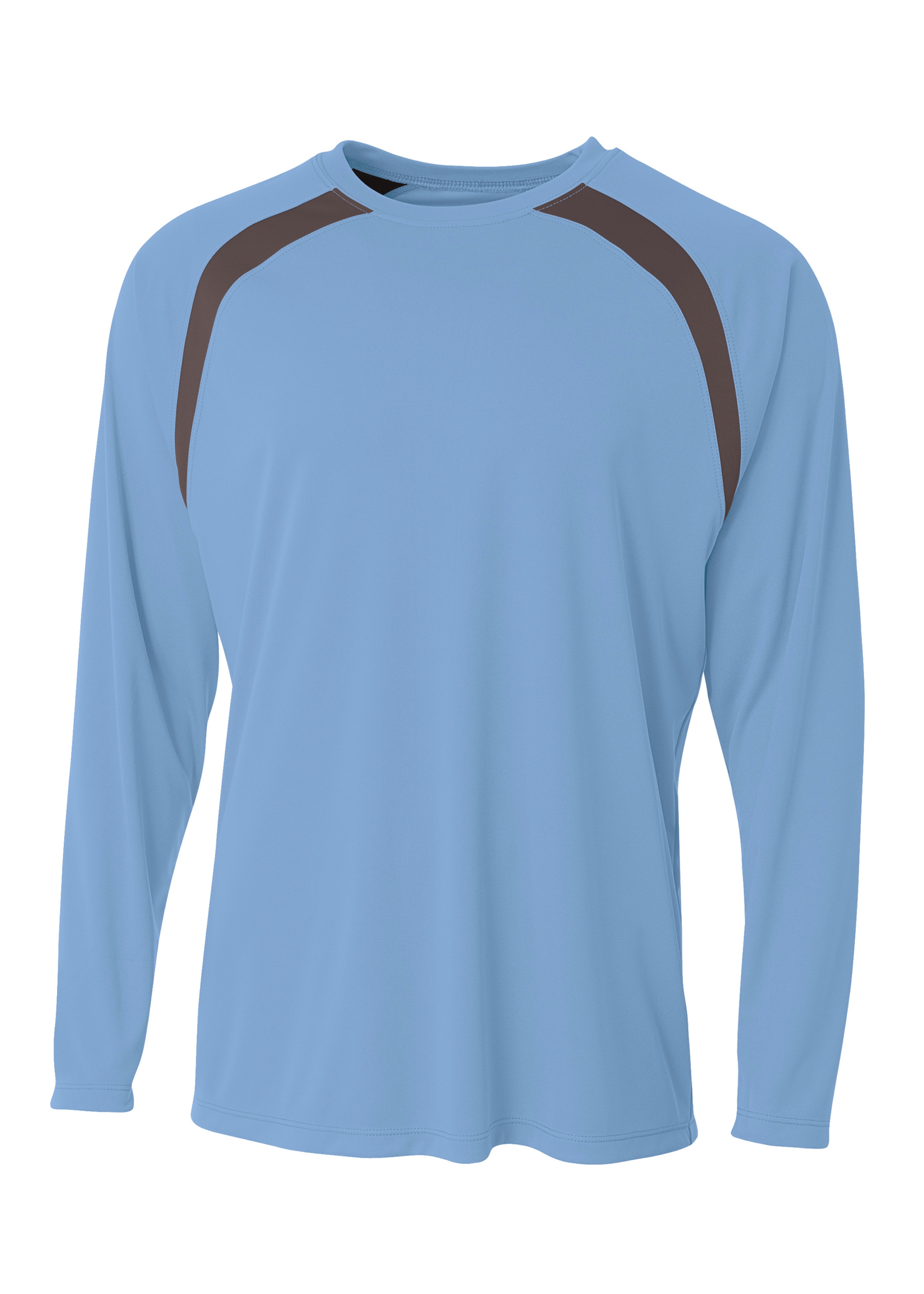 A4 Spartan Long Sleeve Color Block Crew 5