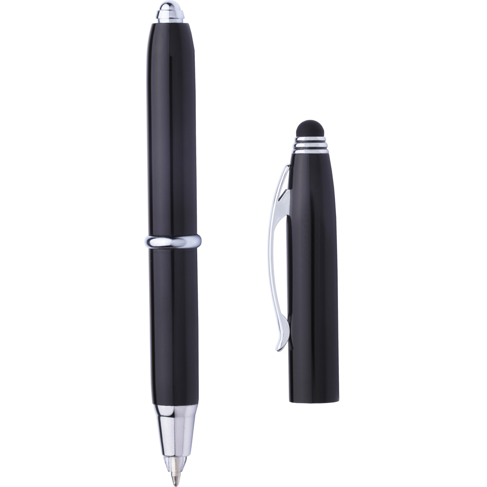 Torch LED Light & Stylus Metal Ballpoint Pen 6