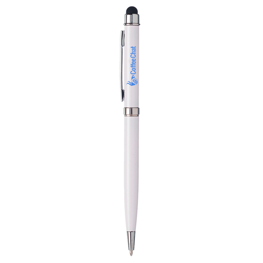 Slim Executive Metal Pen with Stylus 3