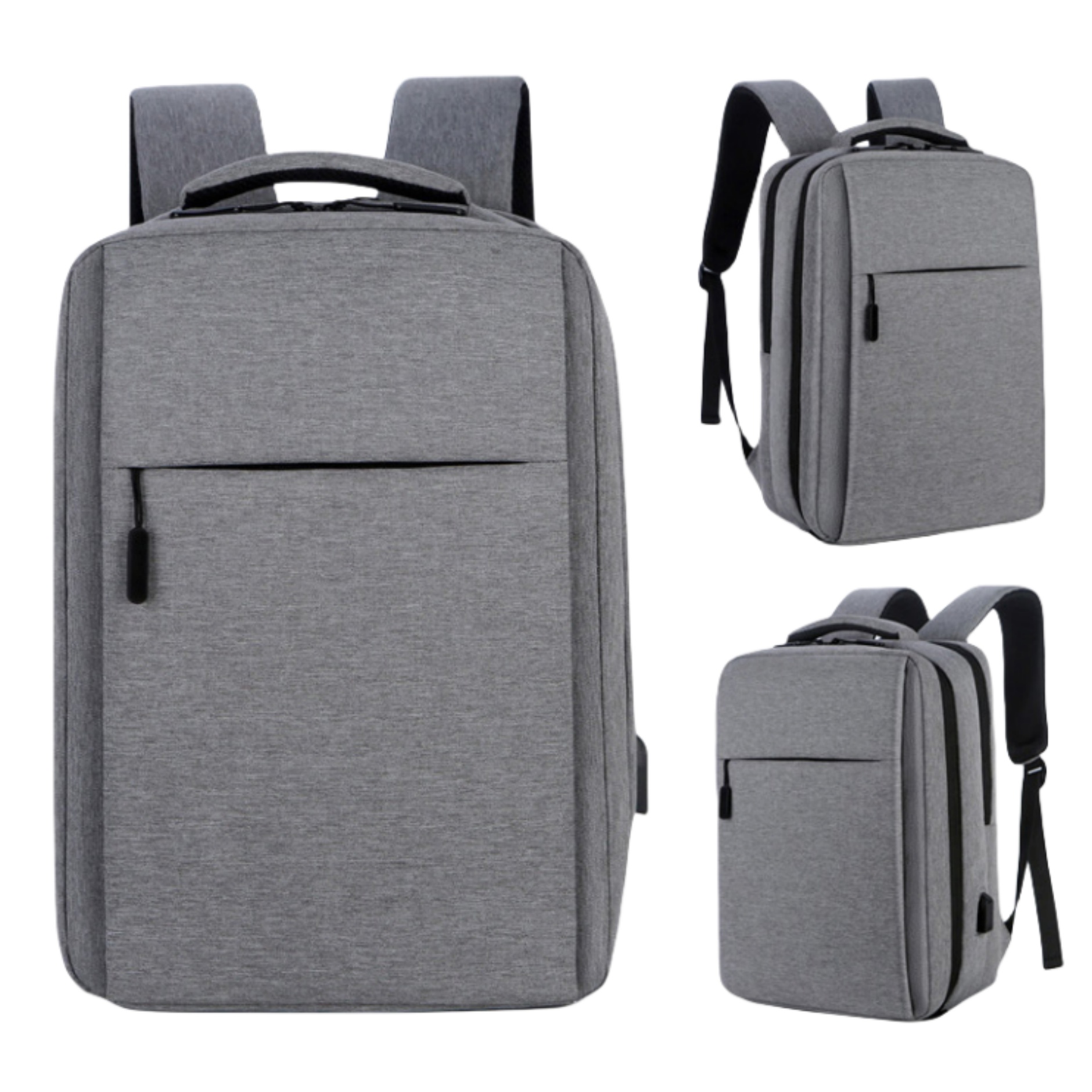 Customizable High End Laptop Backpack Luggage With USB Port - OCEAN 3