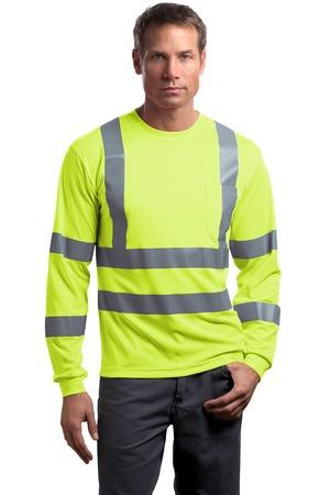 CornerStone - ANSI 107 Class 3 Long Sleeve Snag-Resistant Reflective T-Shirt. CS409 3