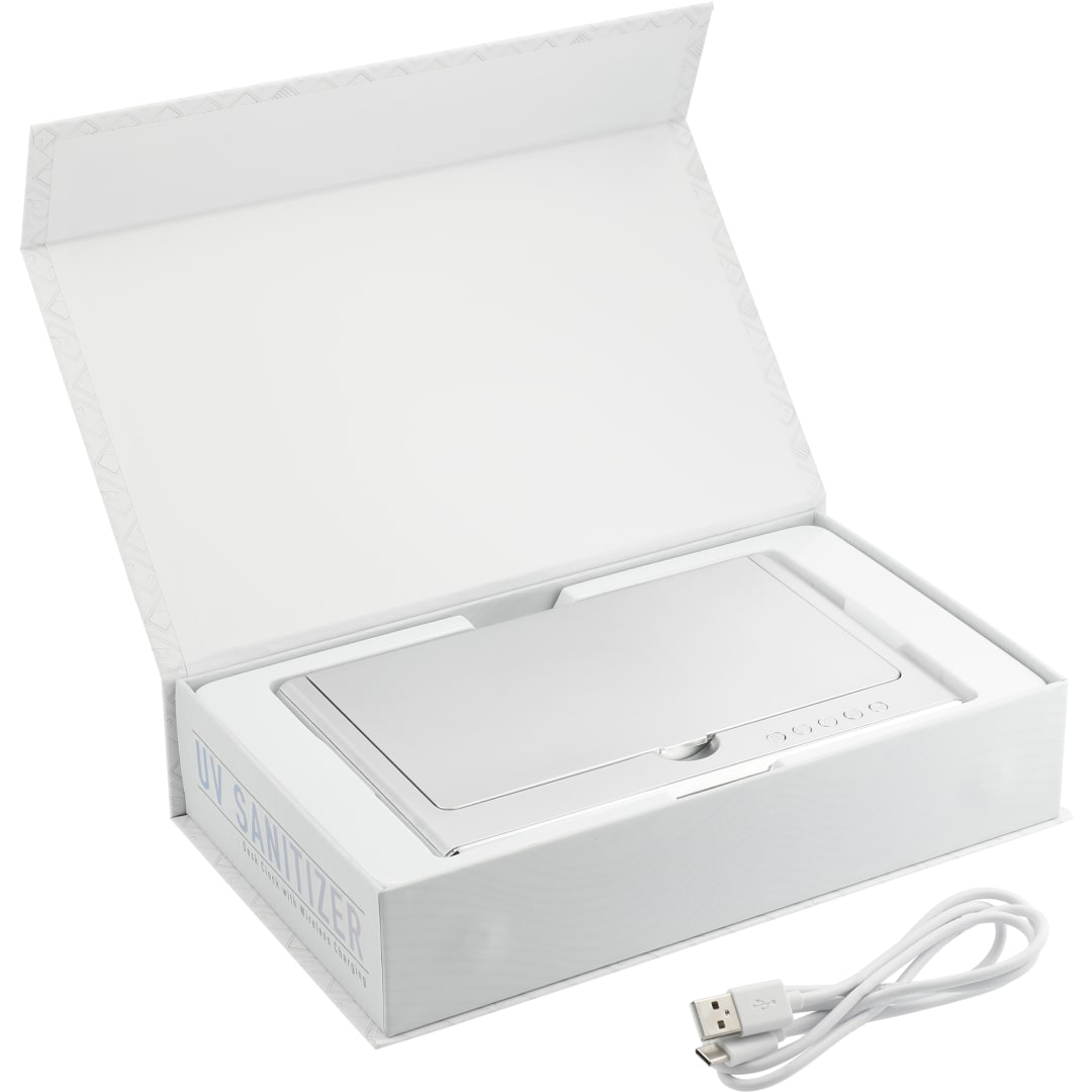 UV Sanitizer Desk Clock with Wireless Charging 61