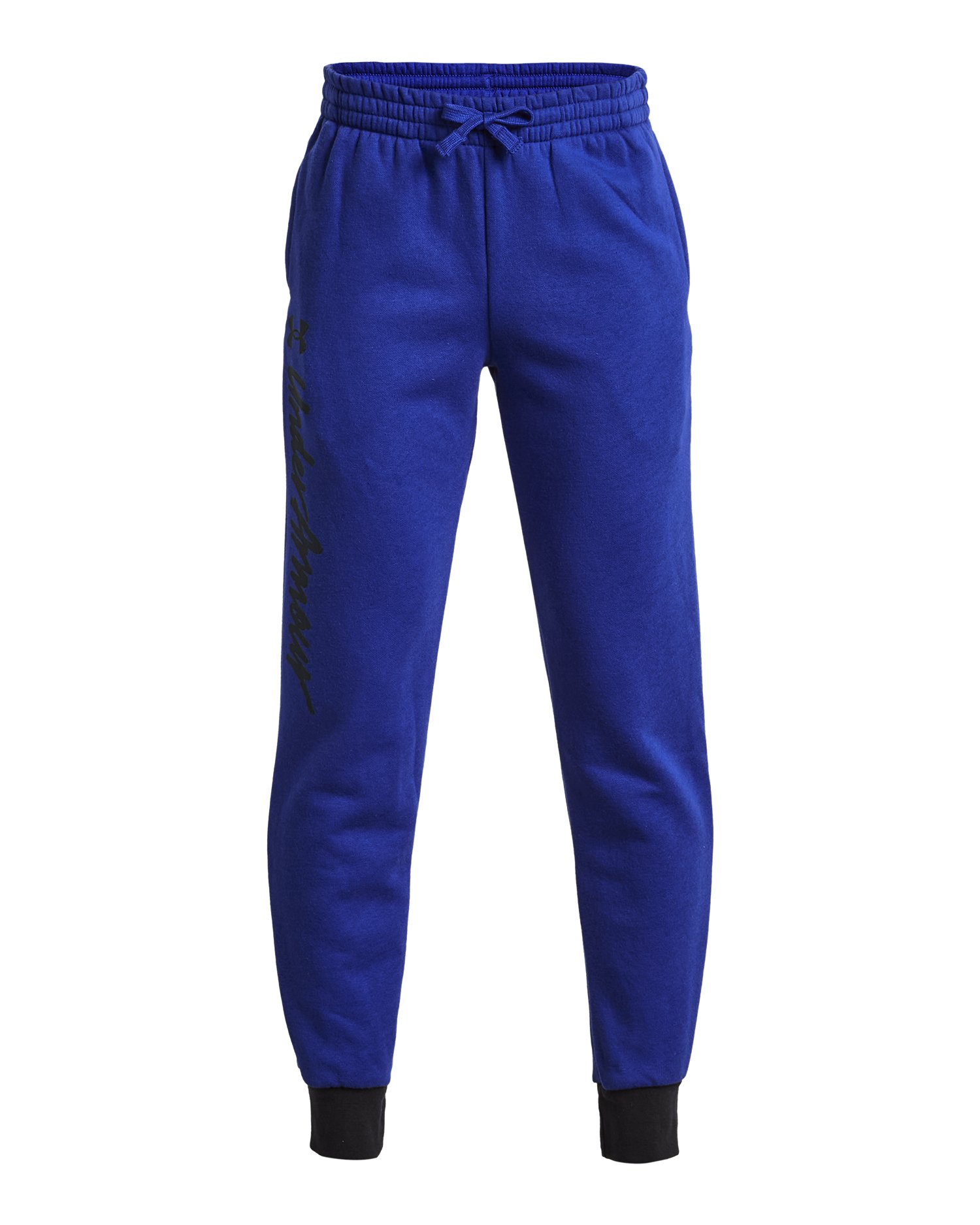 UA Rival Fleece Script Boys' Joggers 3