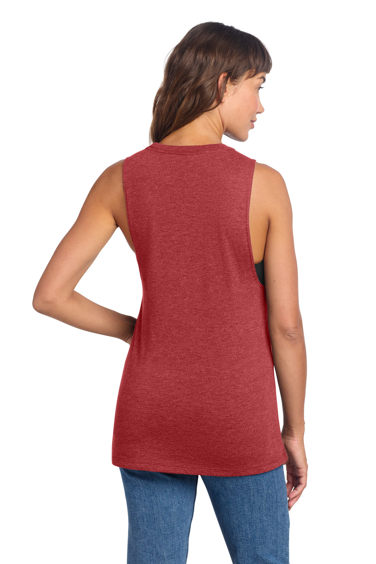 District Women's Perfect Tri Muscle Tank DT153 101