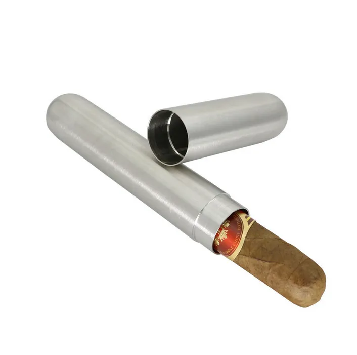 Stainless Steel Cigar Tube 5
