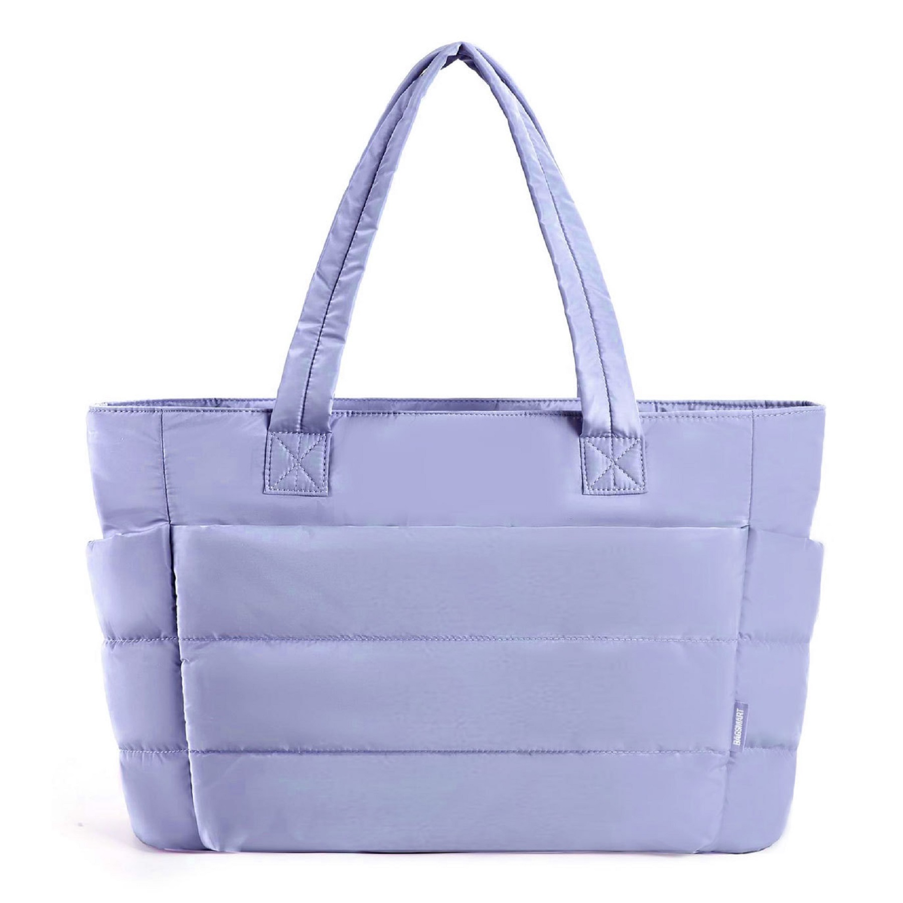 Lightweight Puffy Tote Bag with Compartments, custom tote bag with logo imprint 4