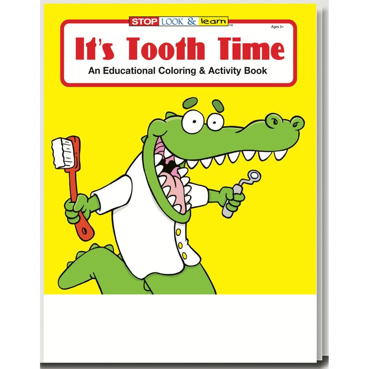 It's Tooth Time Coloring Books - 16 Pages Ages 3-11 2