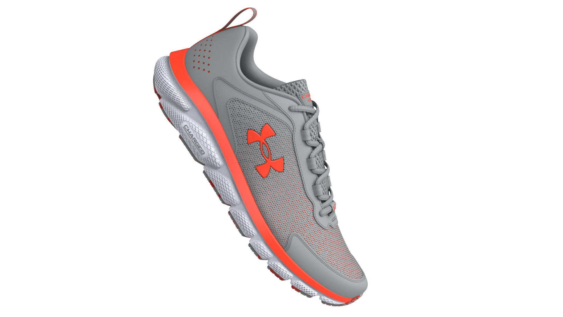UA Charged Assert 9 Marble Women's Running Shoes 2