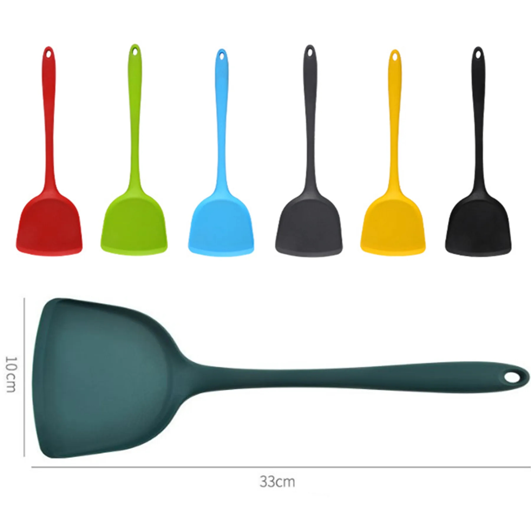 13inch Silicone Wok Spatula 1