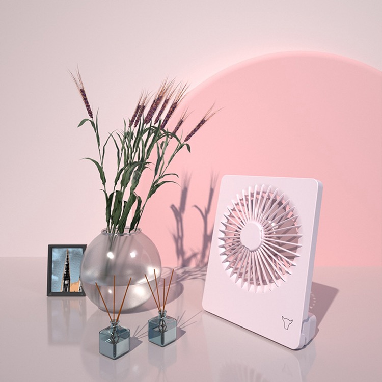 Mini Square Desktop Fan 4