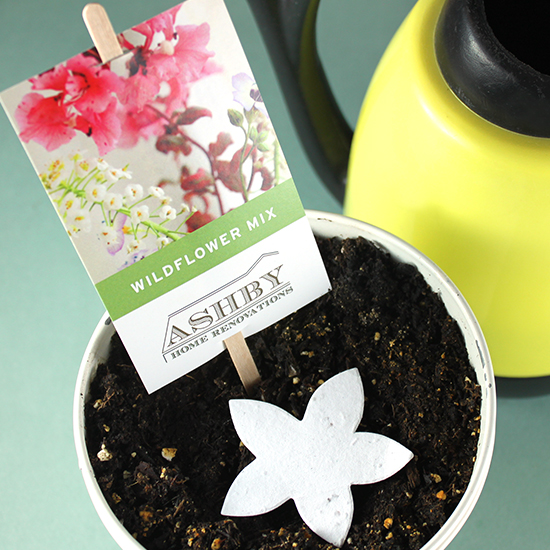 Pre-Designed Wildflower Seed Paper Planting Sticks 4
