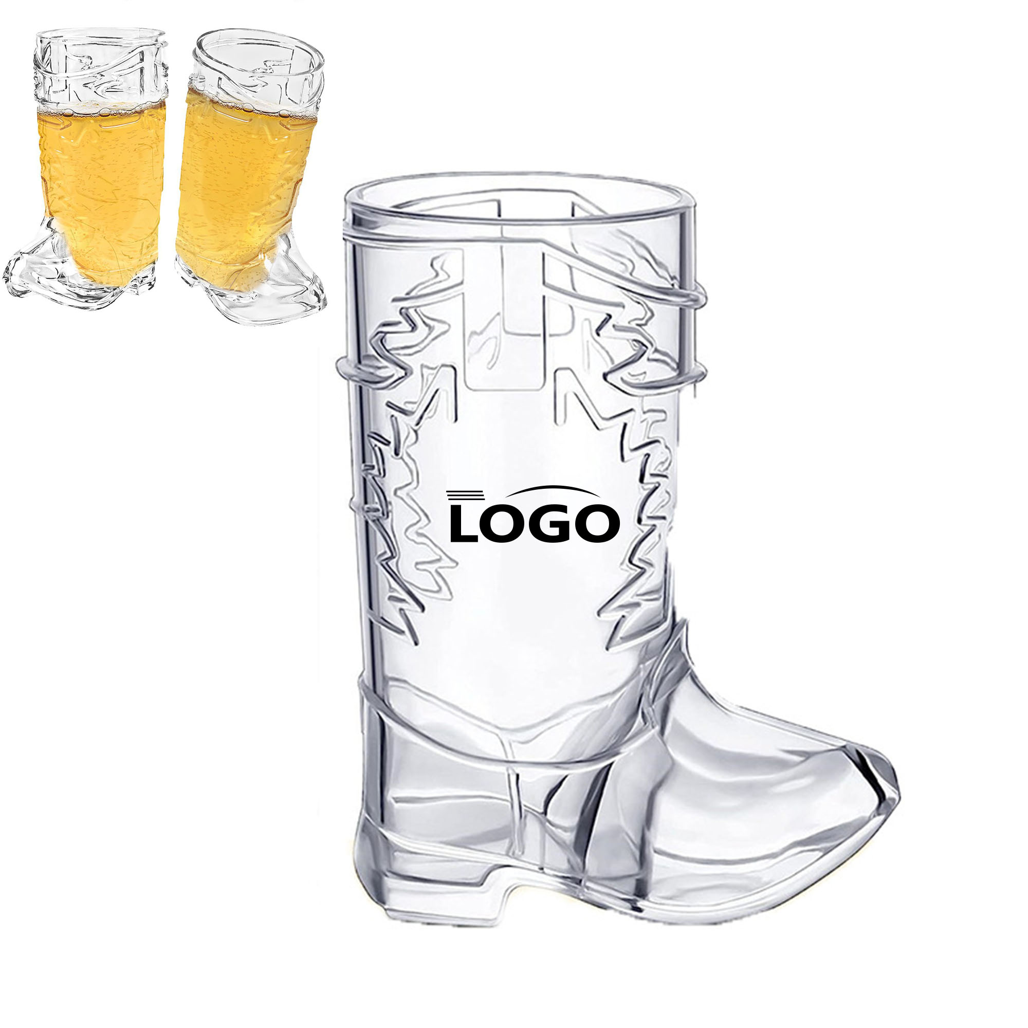 5.4Oz Cowboy Boot-Shaped Party Cup 1