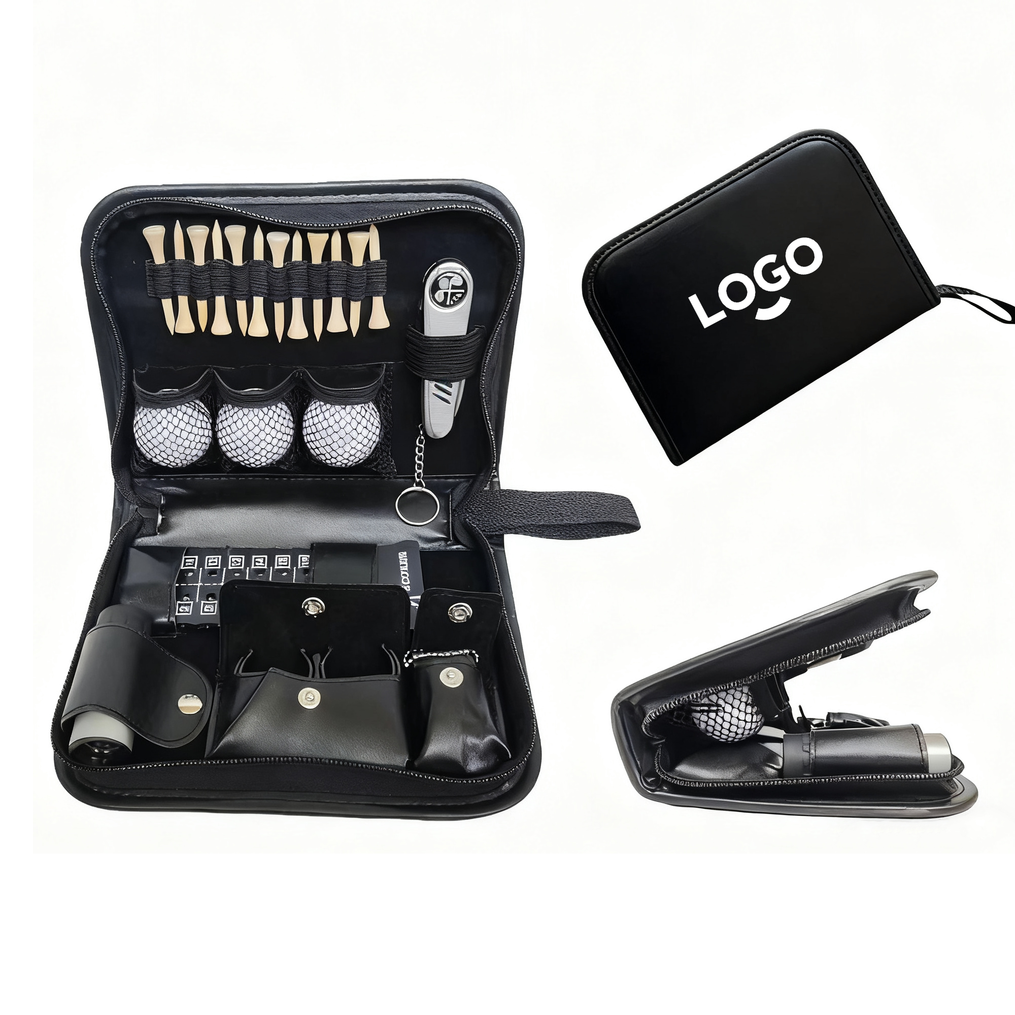Multifunctional Leather Storage Bag For Golf 1
