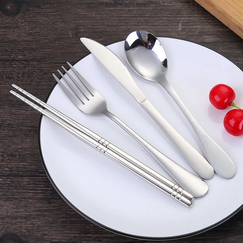 Stainless Steel Travel Four Sets 5