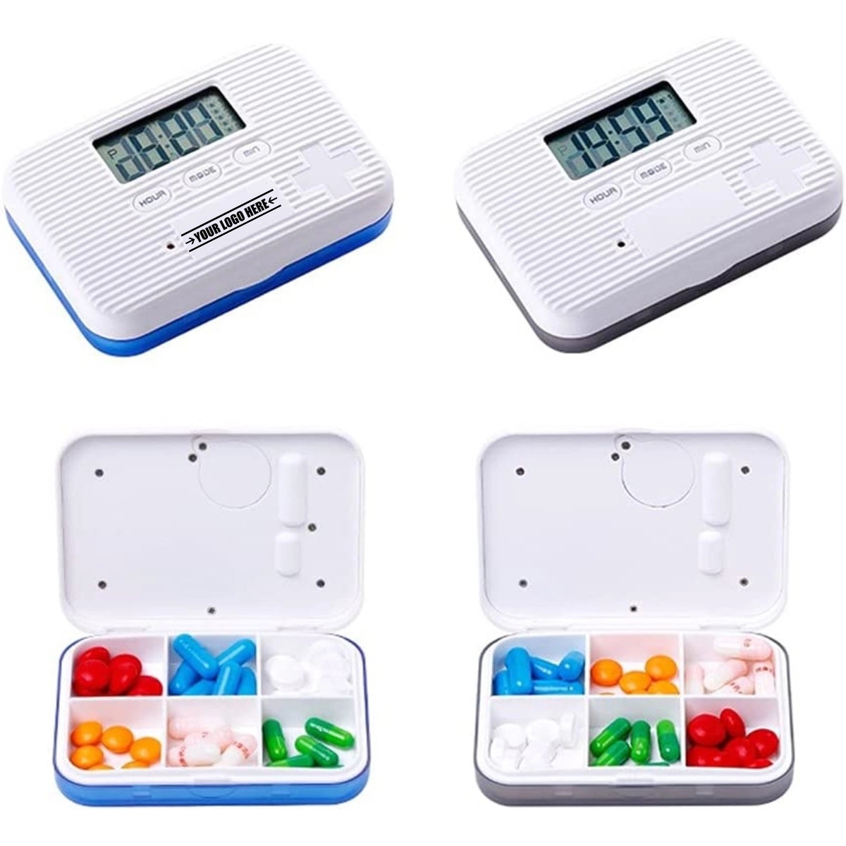 Electronic Dispenser Digital Pill Organizer Automatic Alarm 5