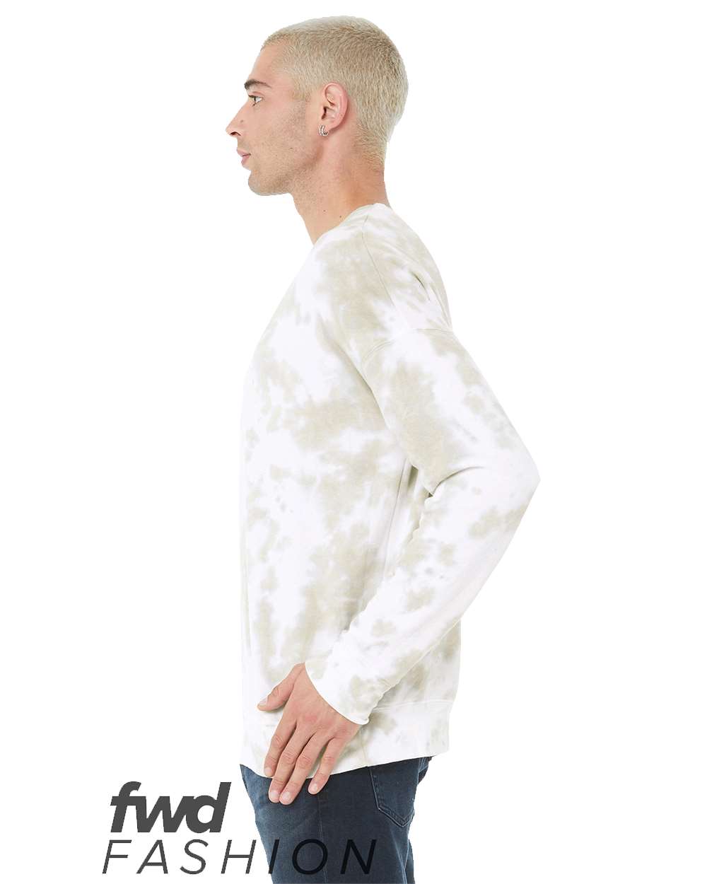 Unisex FWD Fashion Tie-Dyed Crewneck Sweatshirt - 3945RD 15
