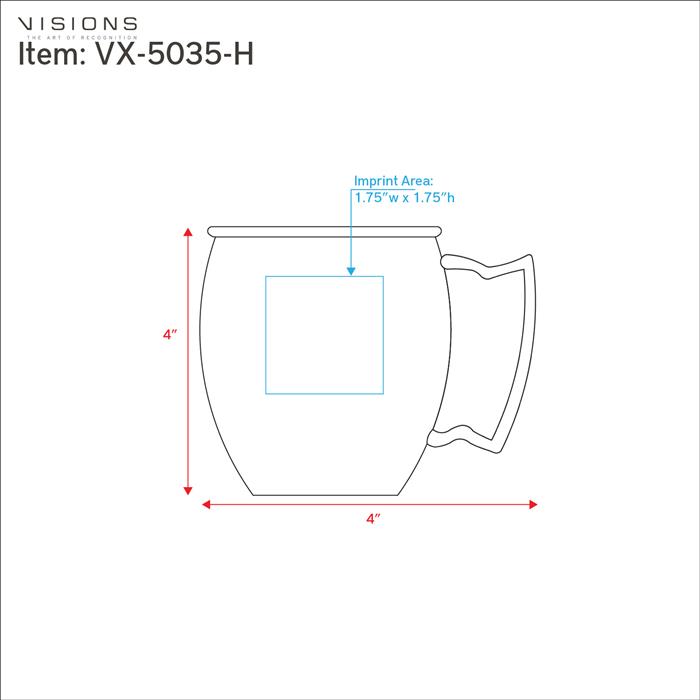 Moscow Mule Mug - Hammered 4