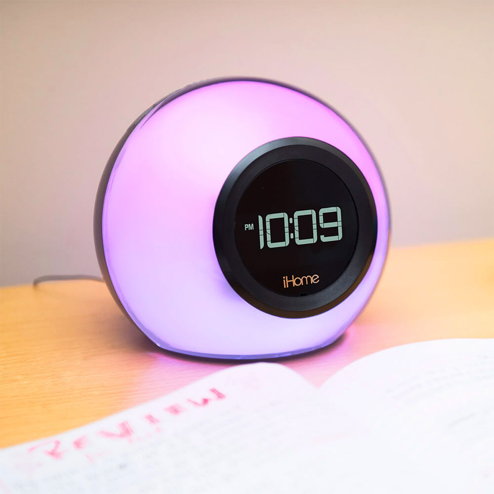 Powerclock Glow Bluetooth Color Changing Alarm Clock IBT295B