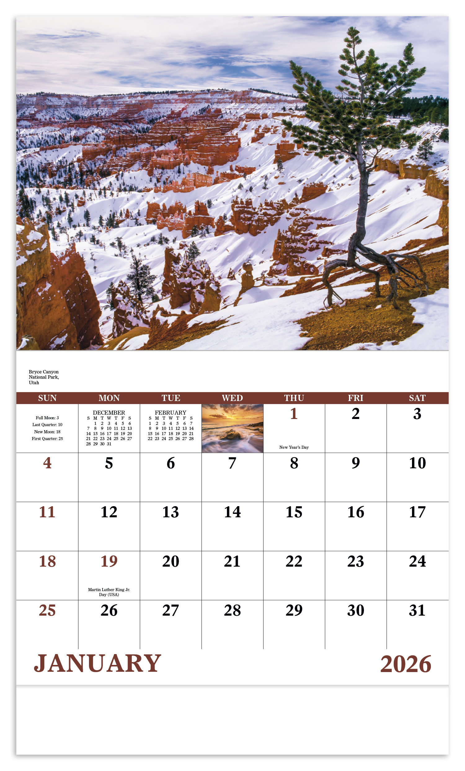 Good Value™ Landscapes of America - Stapled Calendar 1