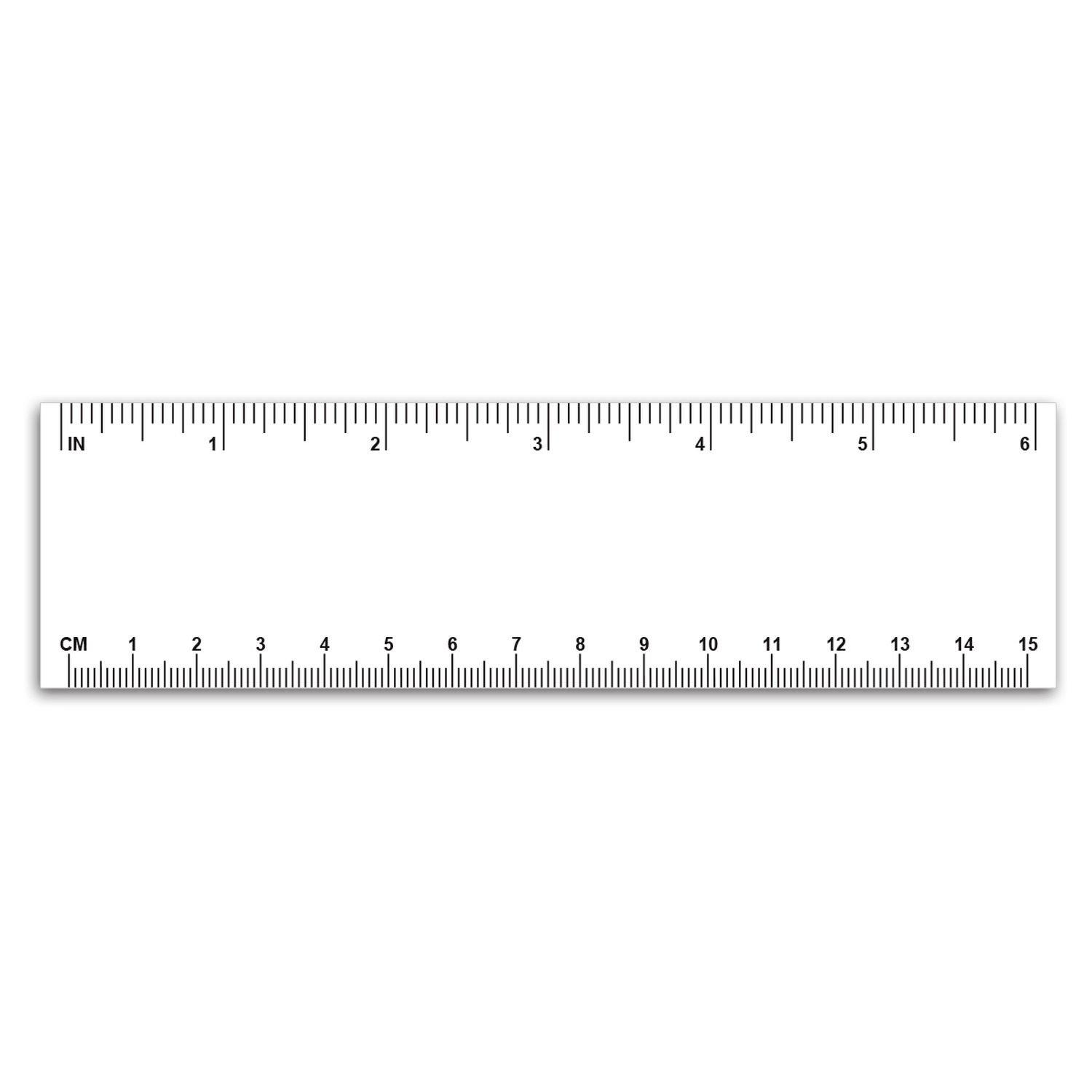Plastic Ruler / Bookmark - 10 mil 1