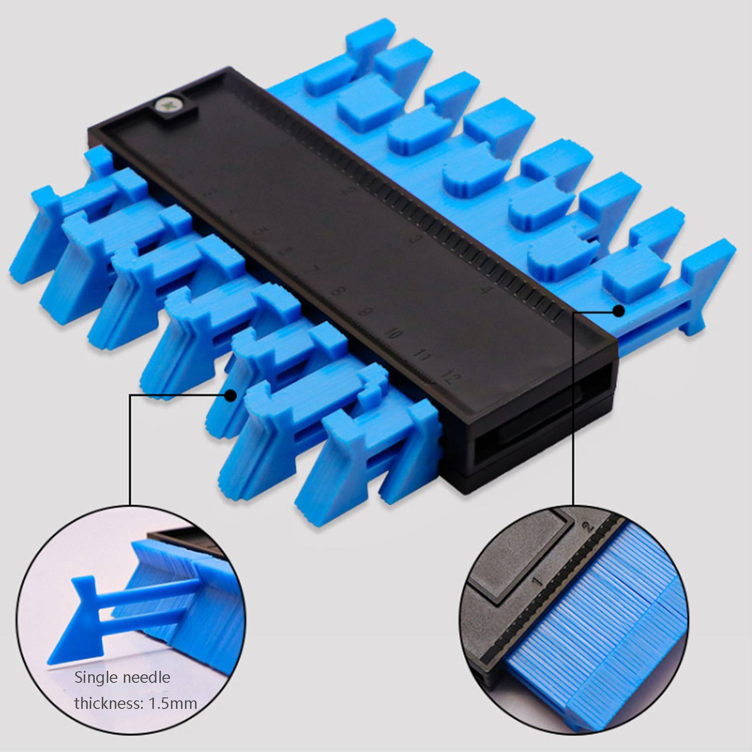 10 In Plastic Duplicator Contour Gauge 4