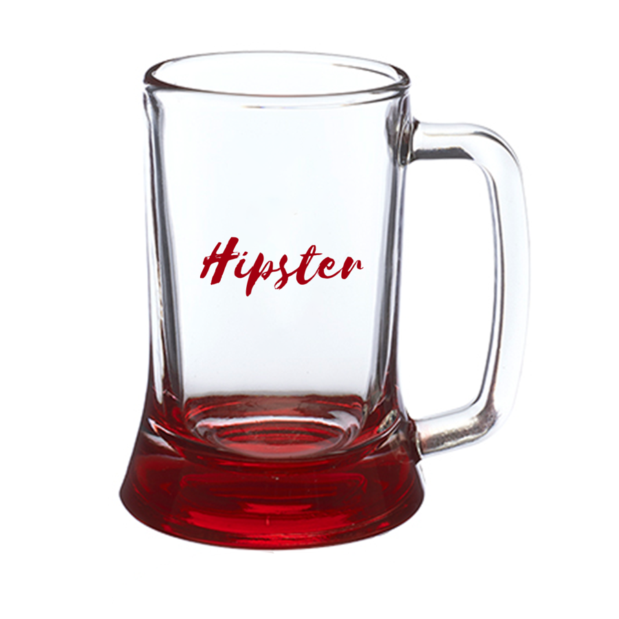 Comfort-Grip Glass Beer Mug - 9.75 oz 6