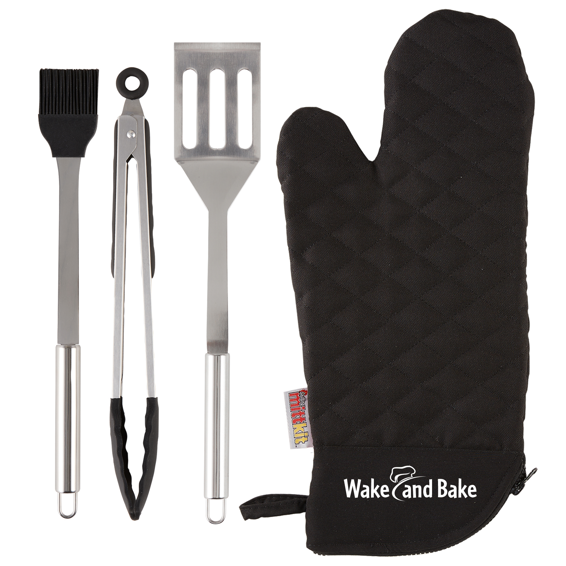 BBQ Grilling Mitt Kit 2