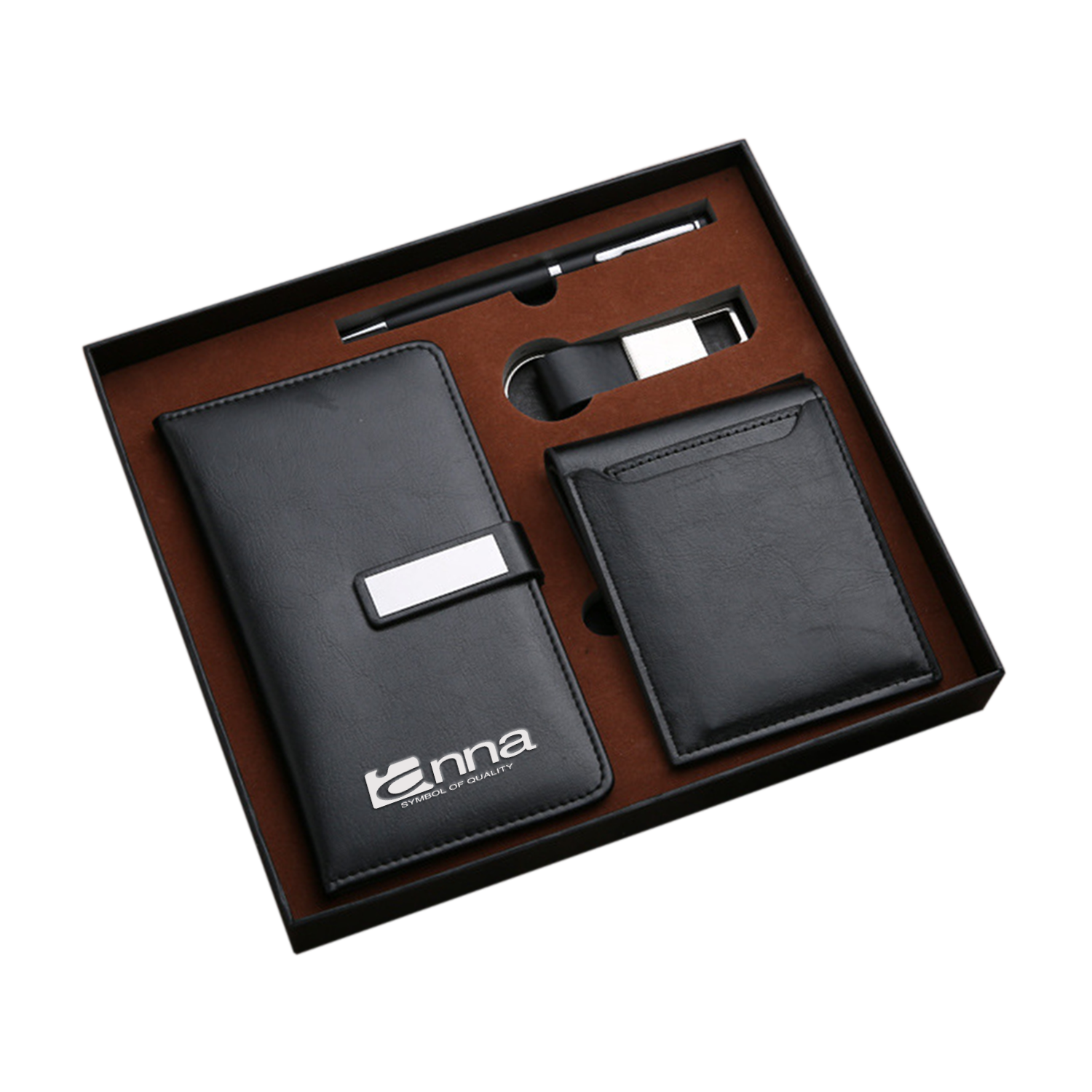4pcs PU Leather Notebook Set 2