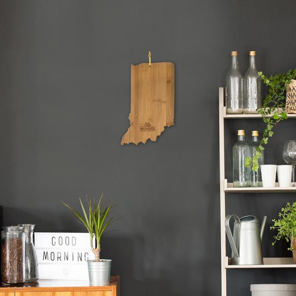 U.S. State Shaped Bamboo Cutting and Serving Boards 190