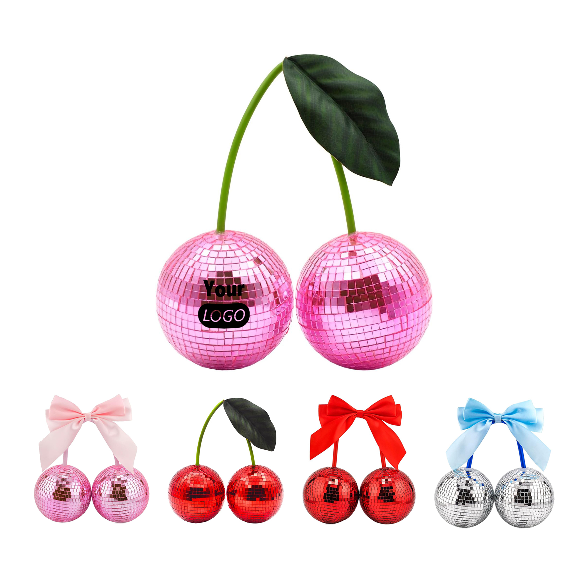 Cherry Shaped Hanging Mirror Disco Ball 3