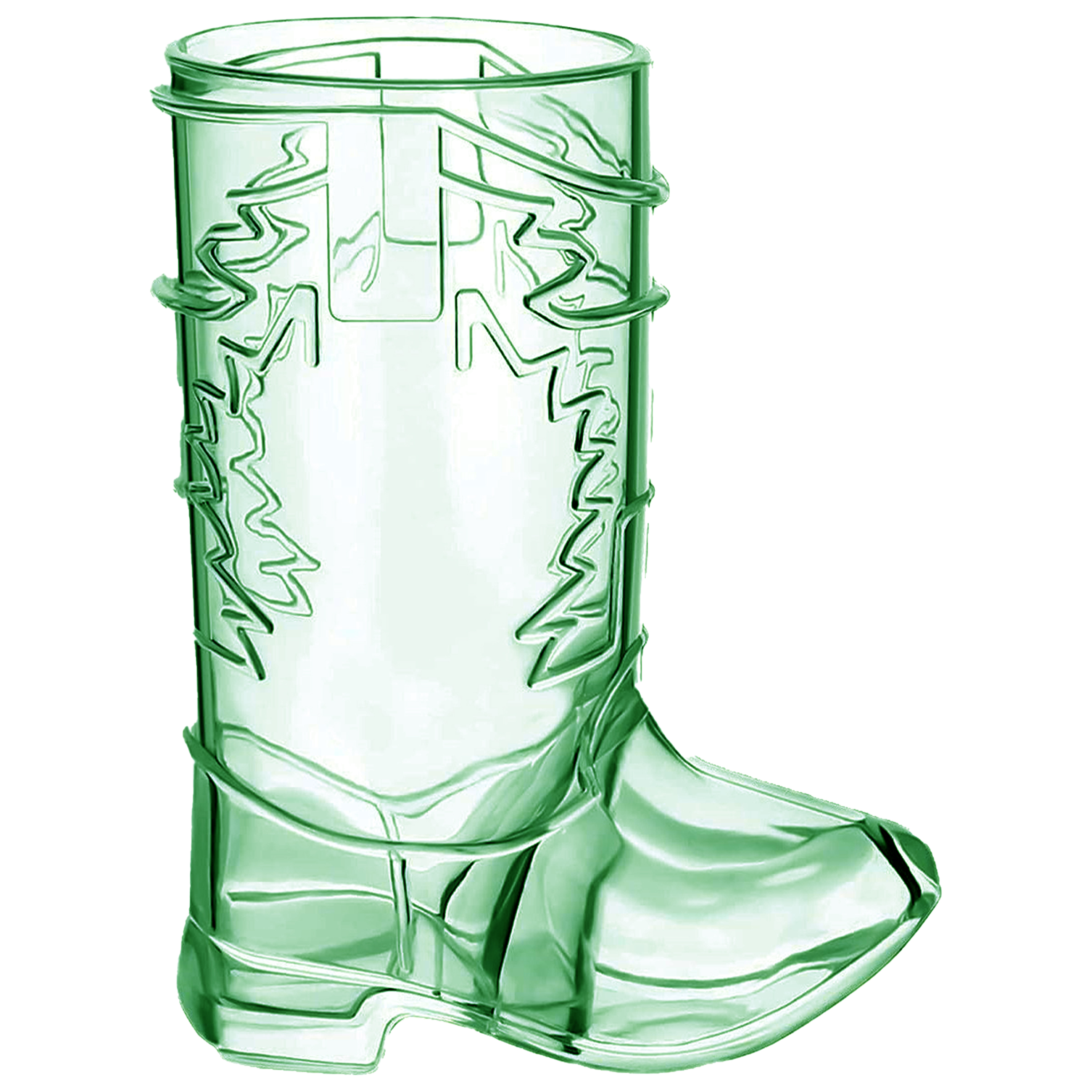 Plastic Reusable Denim Themed Party Wine Glasses 6