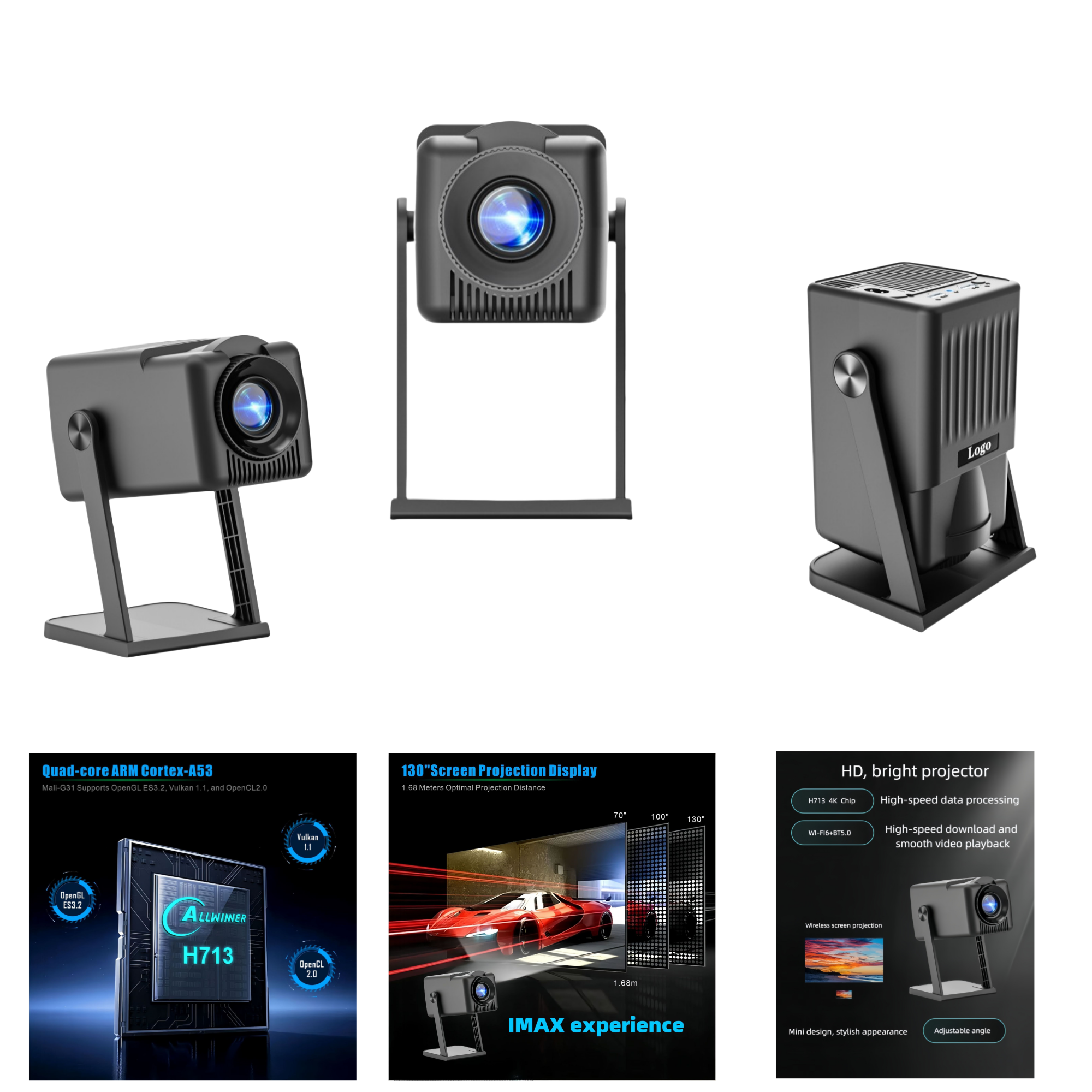 Wireless 4K Ultra-High Definition Smart Projector 1