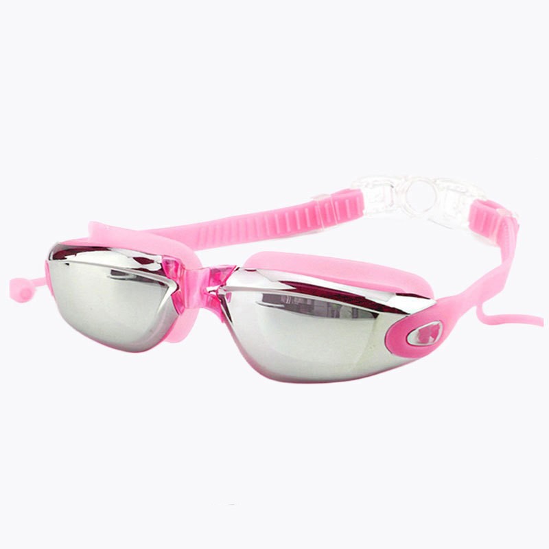 Adult HD Swimming Goggles with Nose Clip Earplugs 1