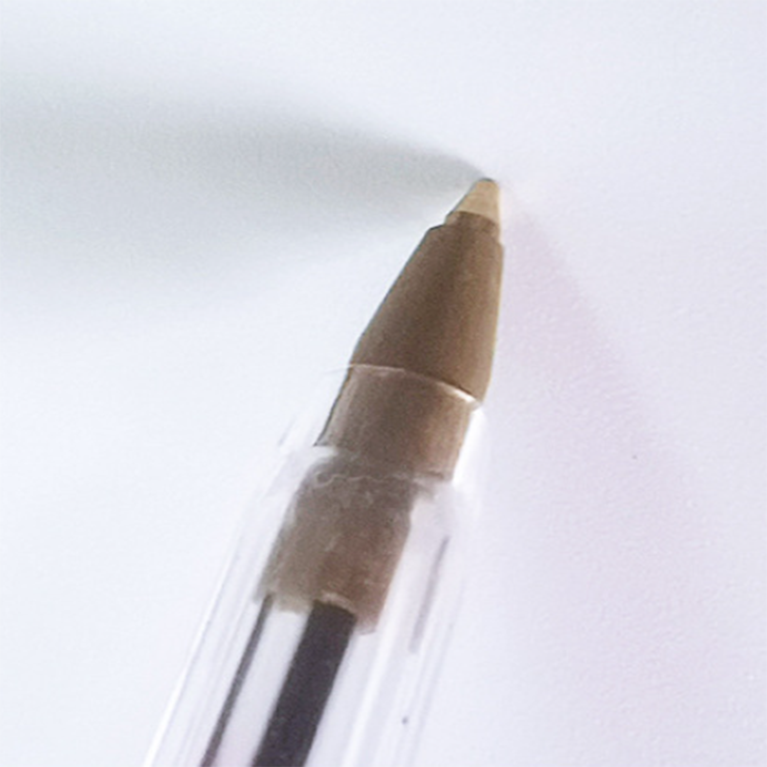 Transparent Plastic Ballpoint Pen with Signature Design 3