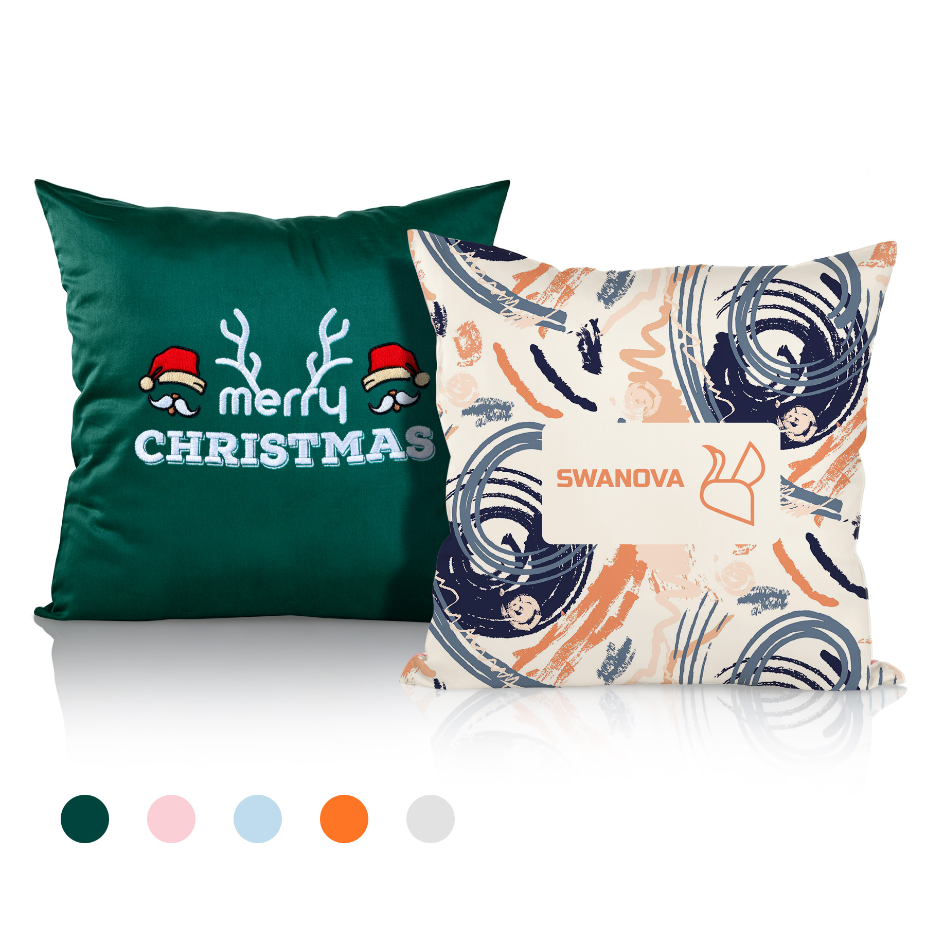 18X18 Inch Cotton Throw Pillow 15