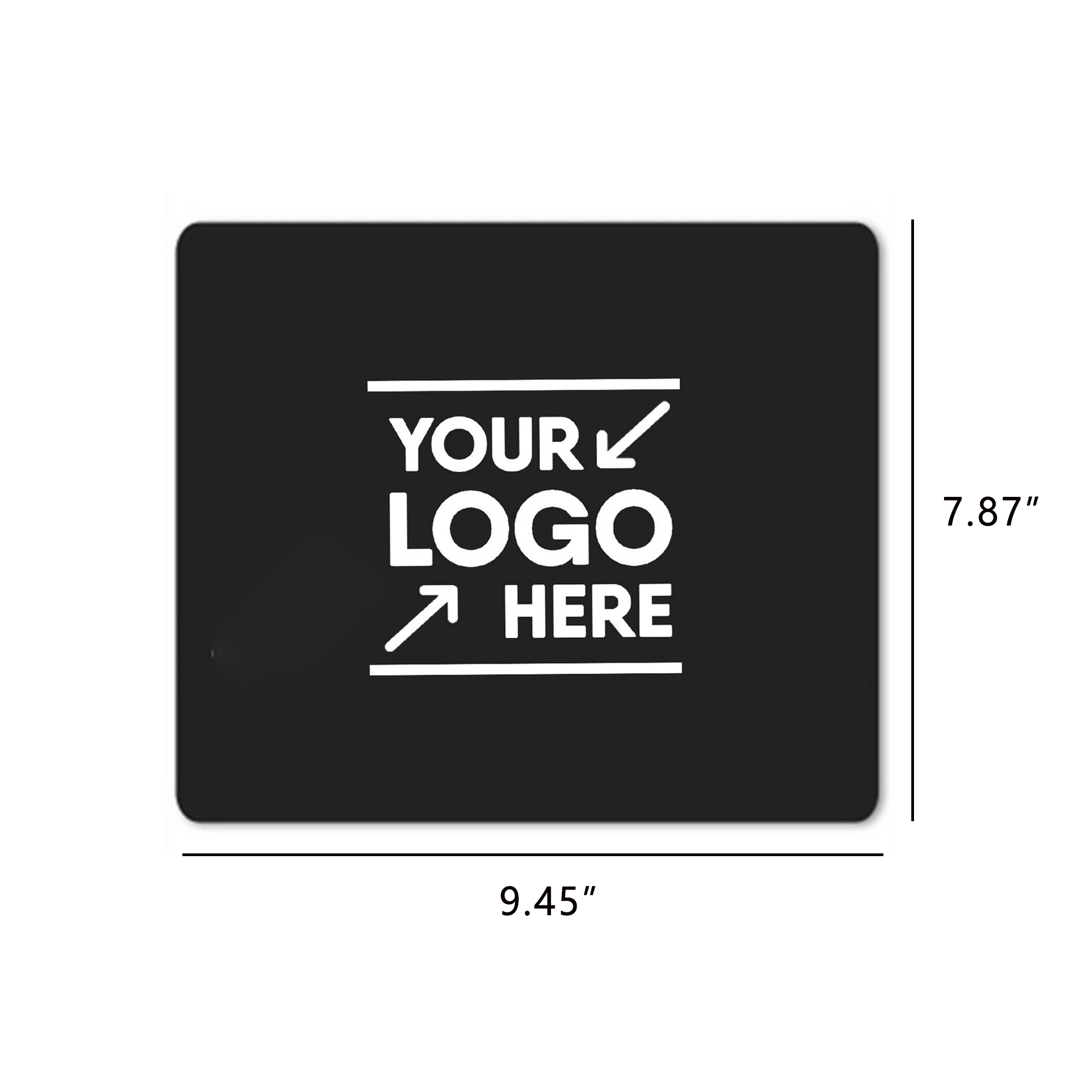 Non-Slip Rubber Mouse Pad With Lock Edge 4