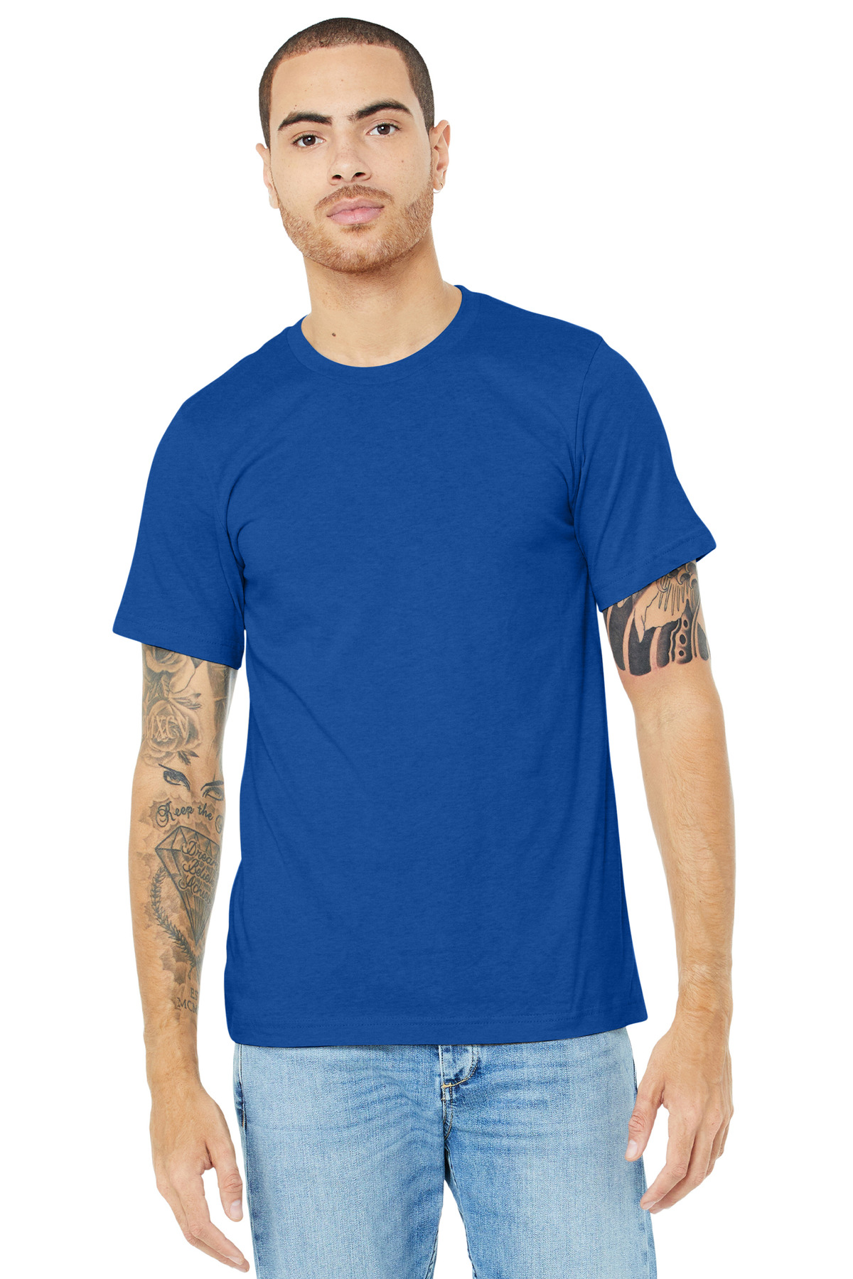 BELLA+CANVAS Unisex Heather CVC Short Sleeve Tee. BC3001CVC 544