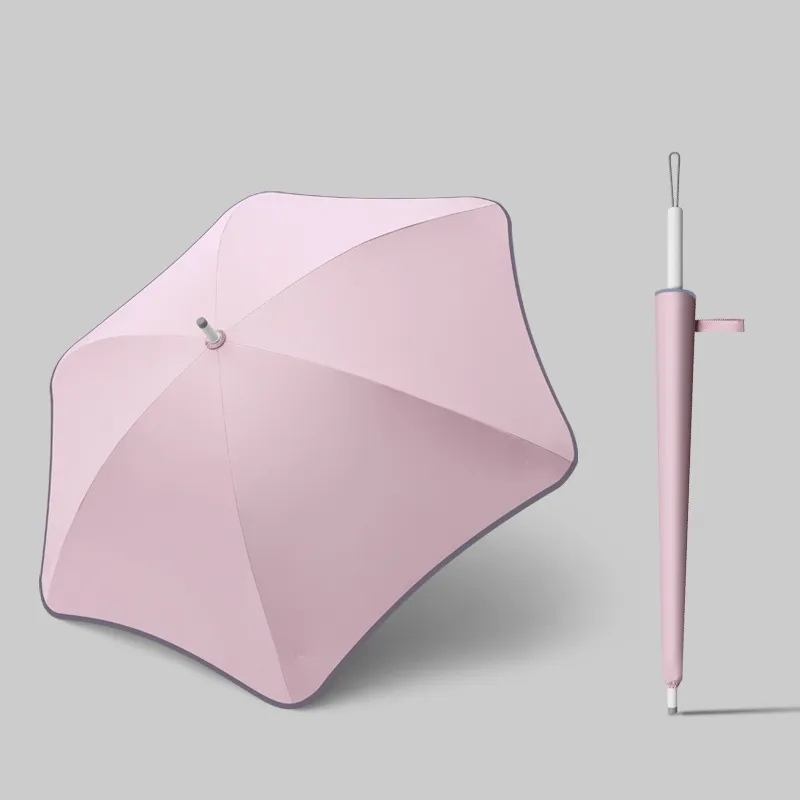 Creative safety bag angle stab proof long handle umbrella 7