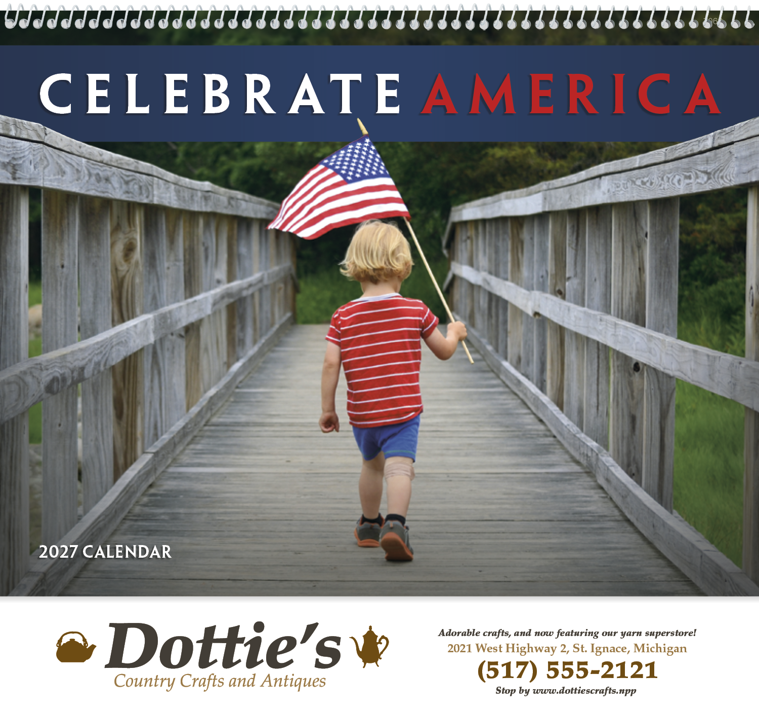 Good Value™ Celebrate America - Spiral Calendar 32