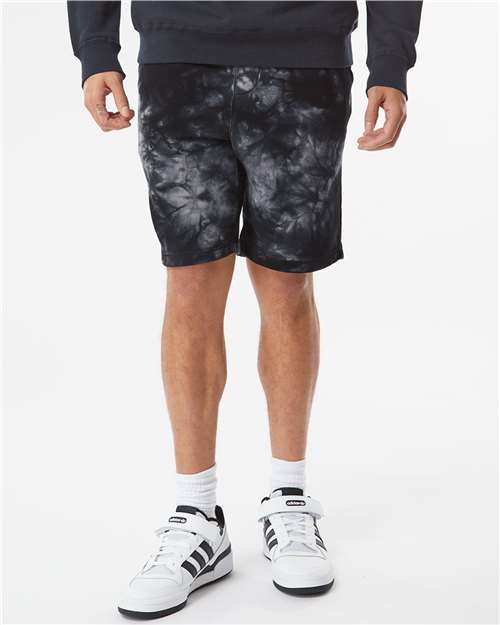 Unisex Tie-Dyed Fleece Shorts - PRM50STTD 8