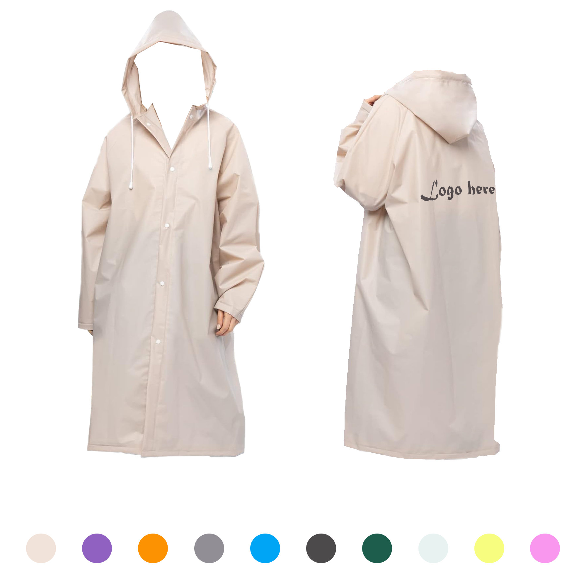 MOQ 10pcs Unisex Outdoor Rainwear 2