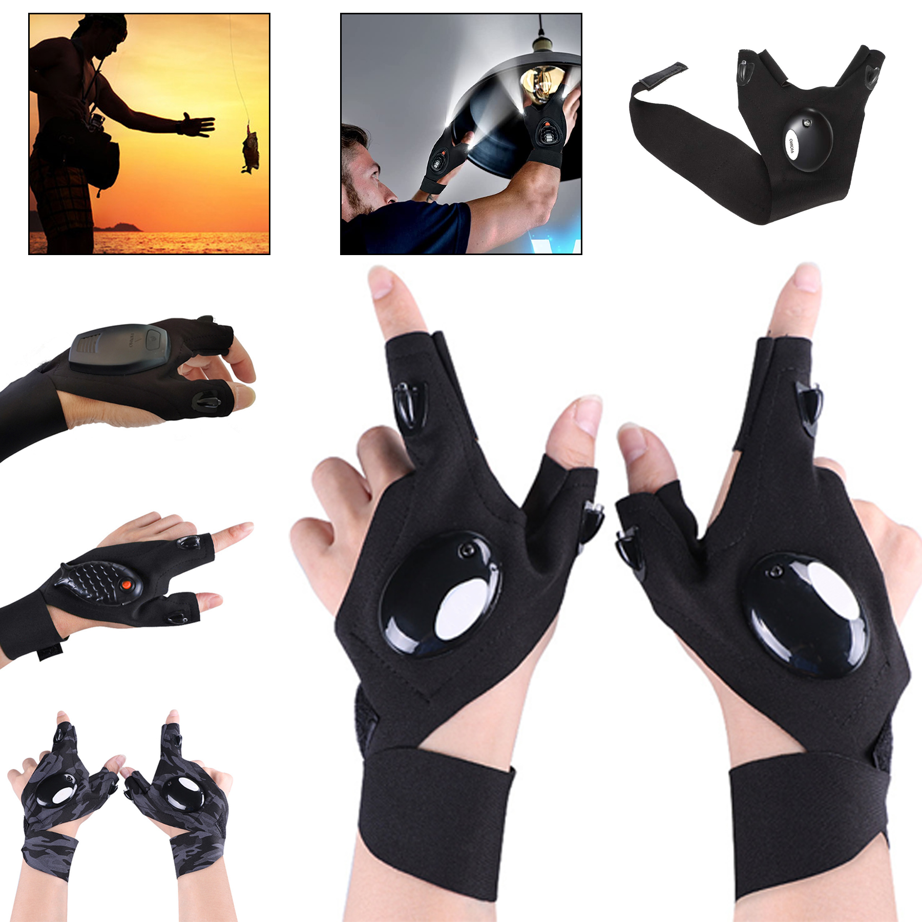 LED Flashlight Gloves 1