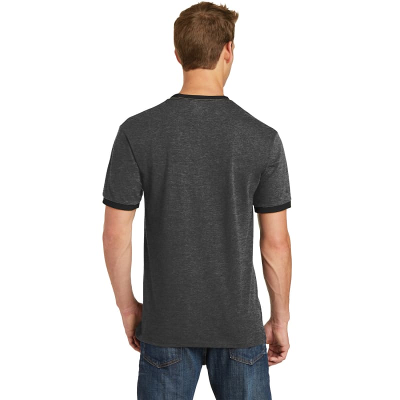 Port & Company Core Cotton Ringer Tee. 15