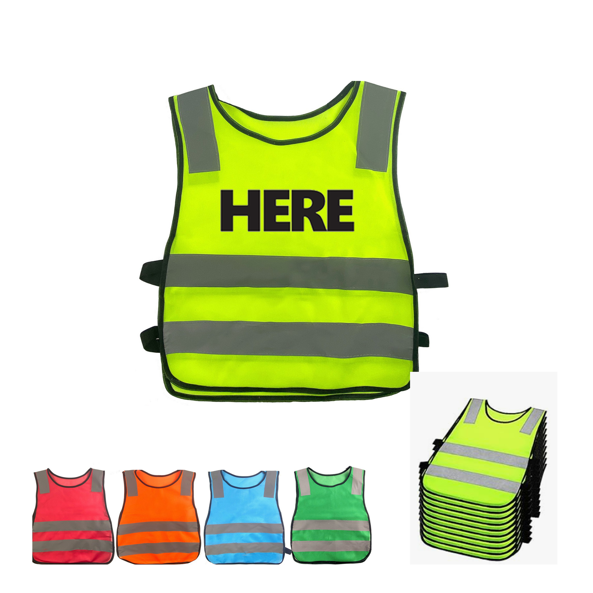 High Visibility Kids Reflective Safety Vest 1