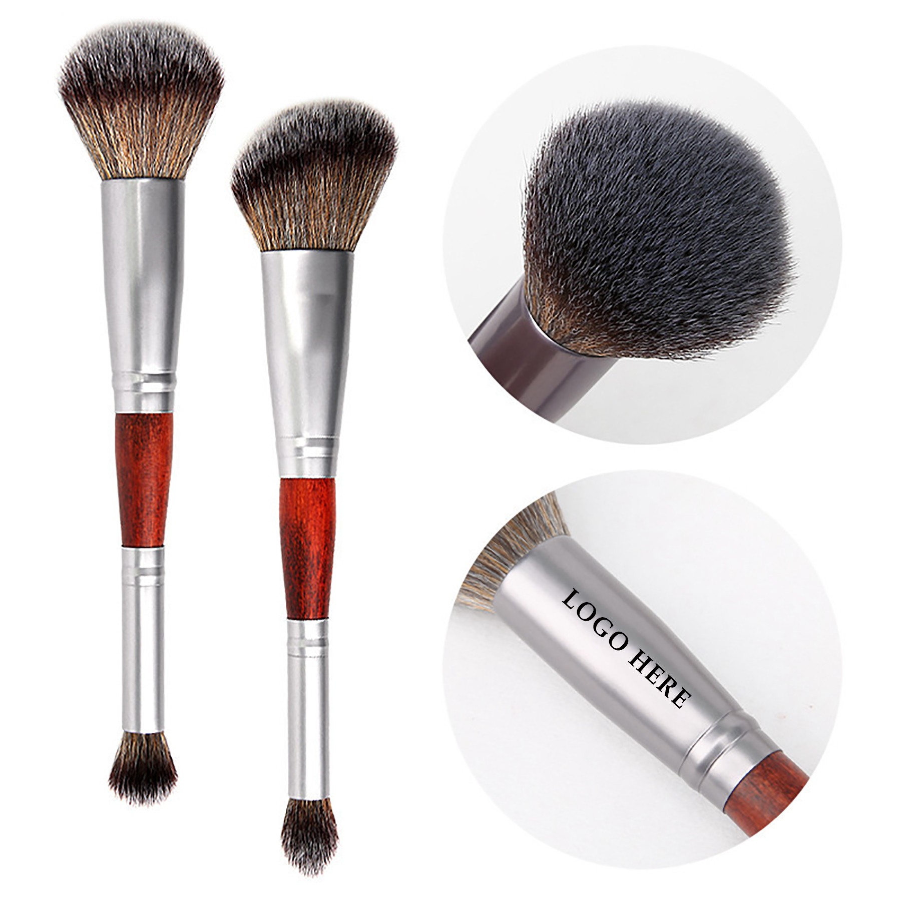 Double-Ended Cosmetic Brushes