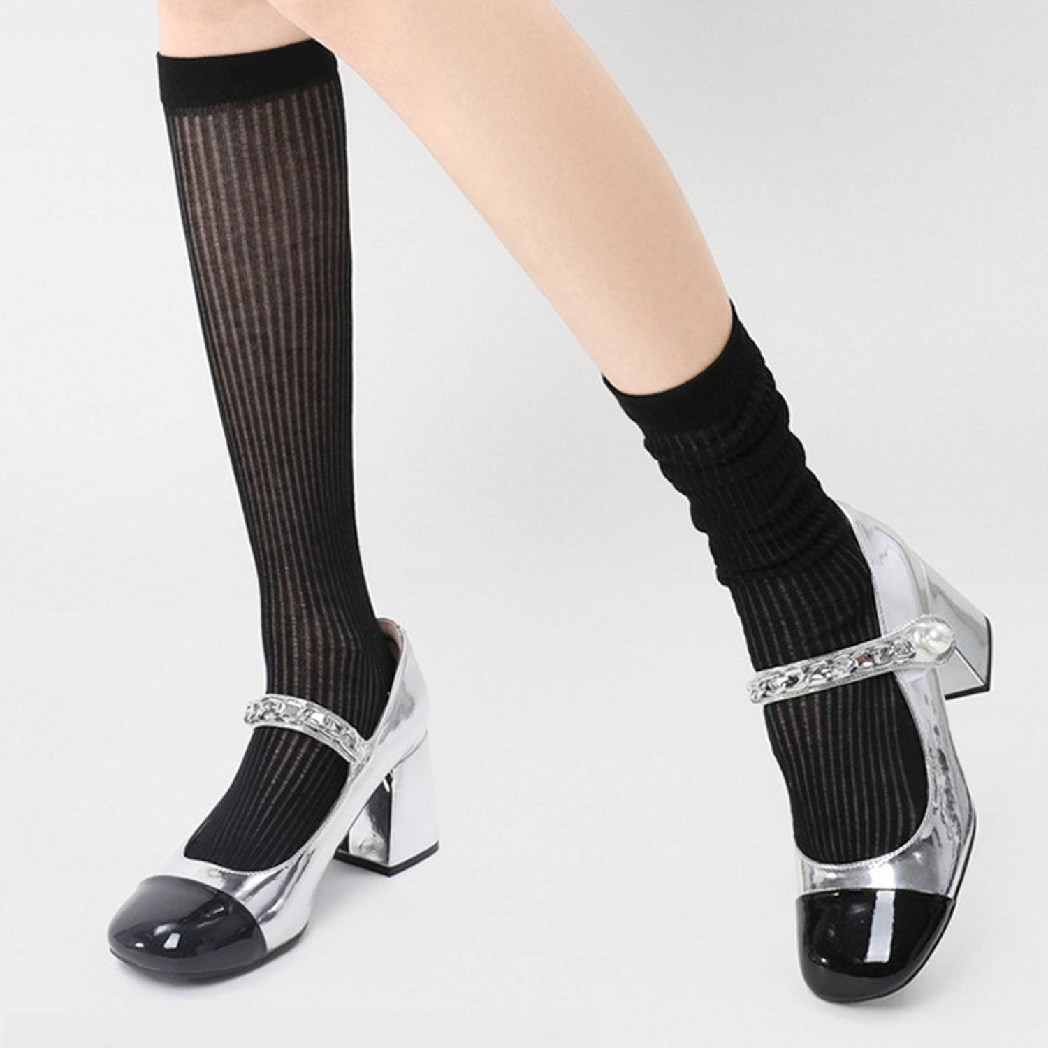 Colored Cushioned Crew Socks 6