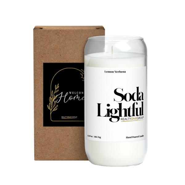 Flicker 16 oz Soda Shape Candle 25