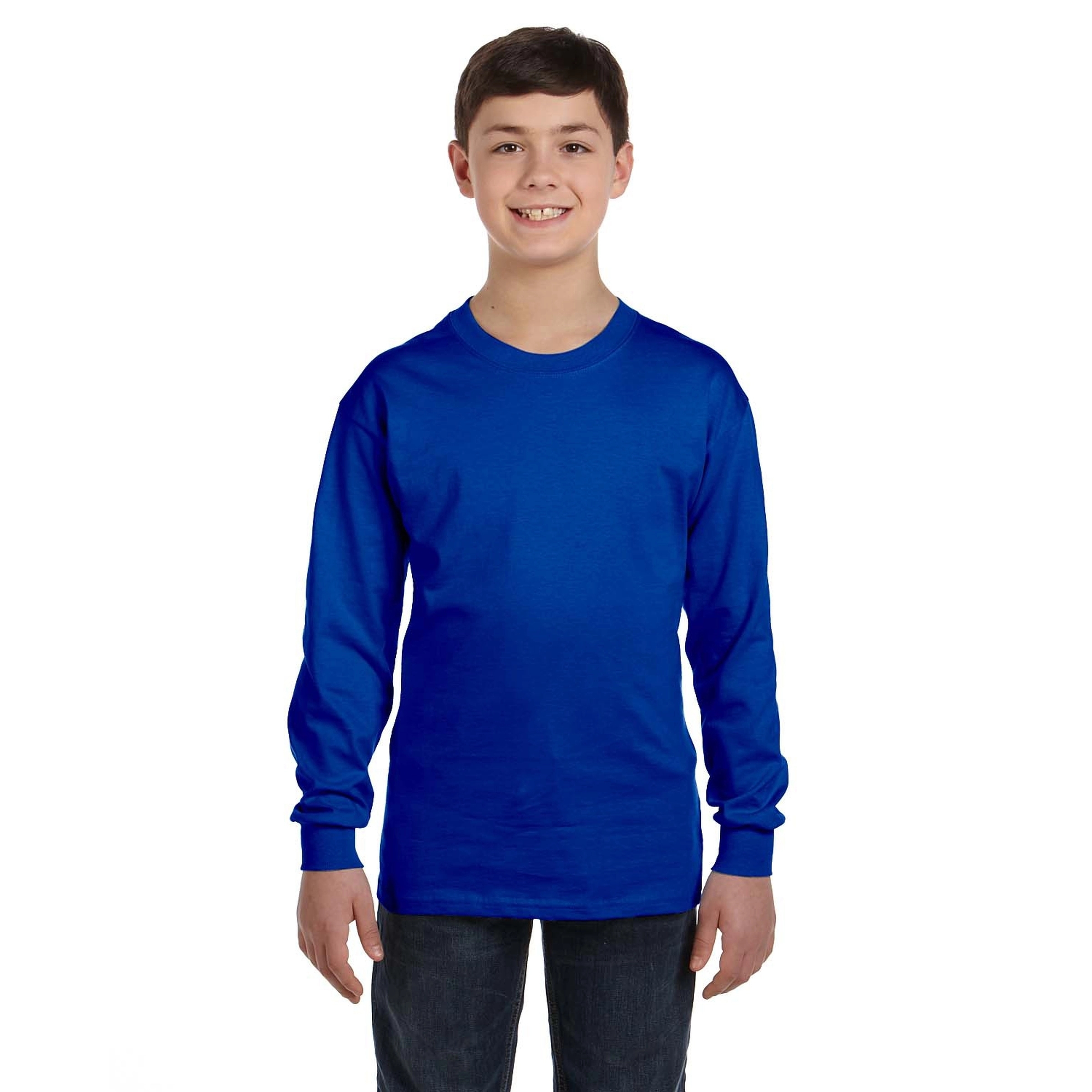 Gildan Heavy Cotton Youth Long Sleeve T-Shirt 21