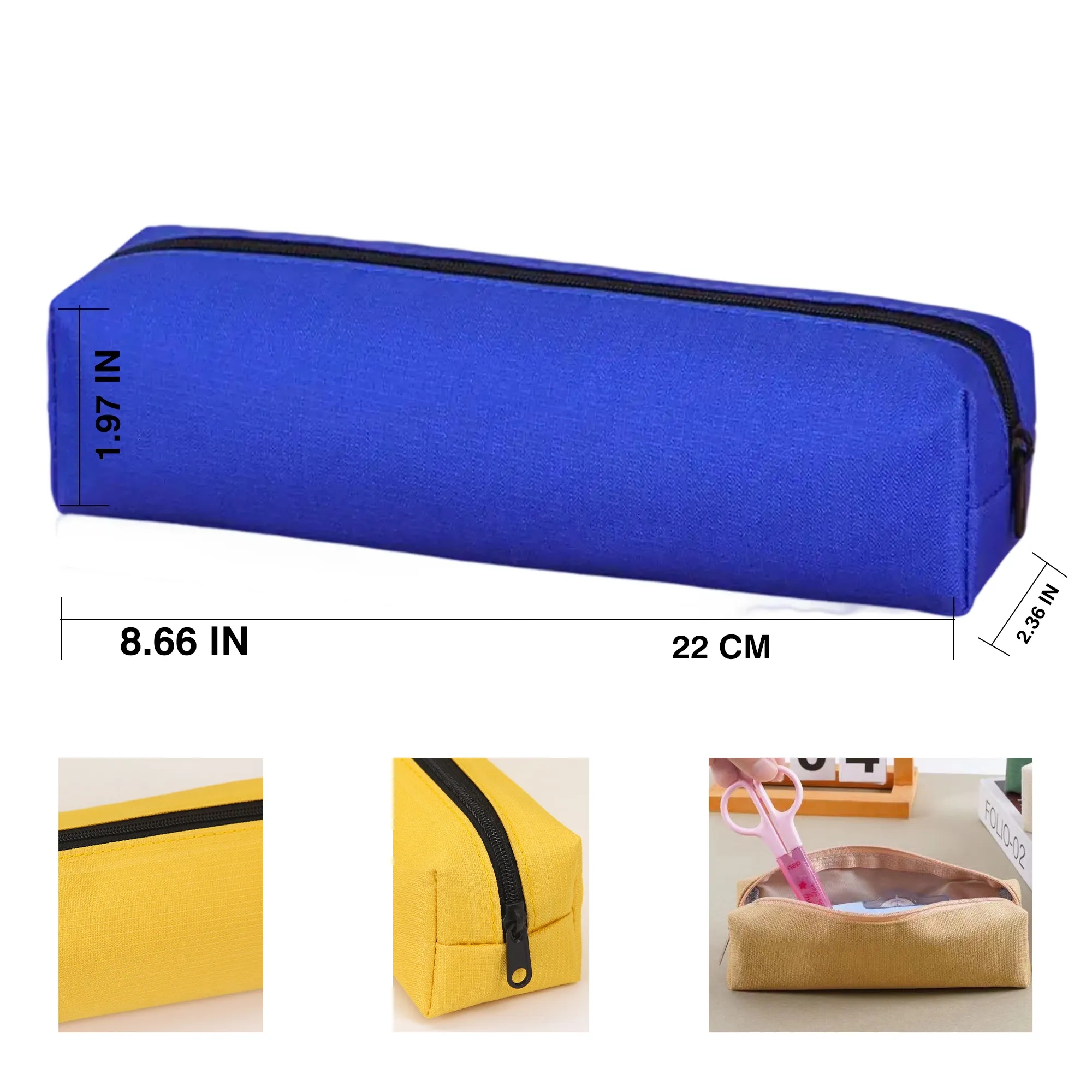 Canvas octagonal pencil case 1